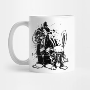 Sam & Max X Pulp Fiction (black) Mug